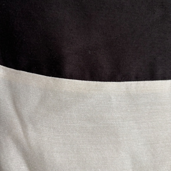 Kate Spade Gayle Black & Ivory Wide Stripe Sleeveless Fit & Flare Dress - Picture 3 of 9